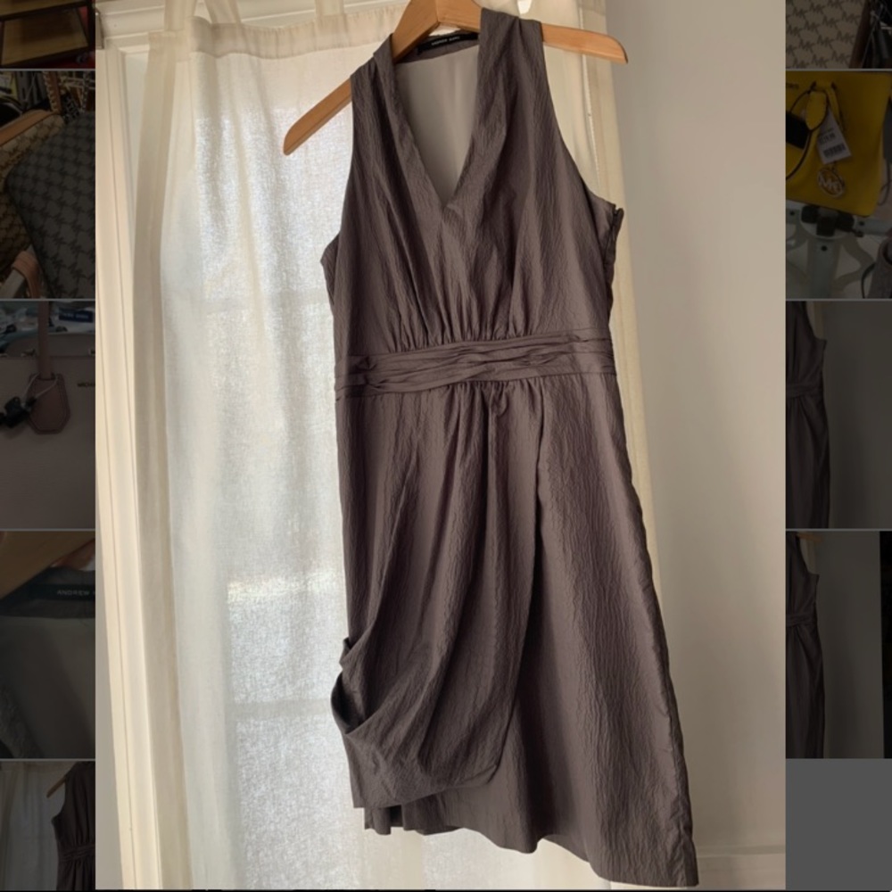 Andrew Marc Gray Dress size 6